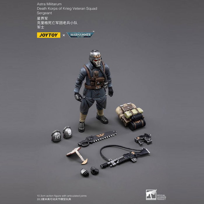 Joy Toy (CN) Warhammer 40k Death Korps of Krieg Veteran Squad Sergeant 1/18
