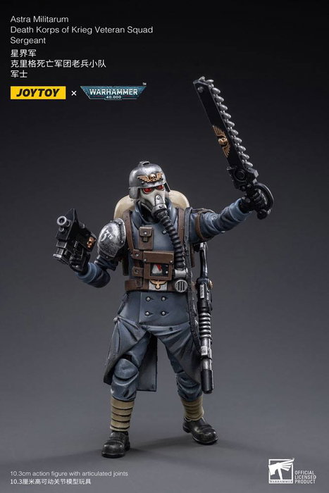 Joy Toy (CN) Warhammer 40k Death Korps of Krieg Veteran Squad Sergeant 1/18