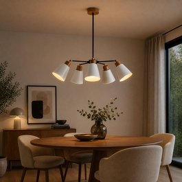 GreenIce Deco Lámpara Colgante Manavgat Blanco