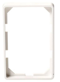 Lanview Marco 50x75mm, Blanco, para Caja de Montaje LK Fuga, Compatible con Toma de 1½ Módulo