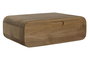 DKD Home Decor Mesita de Noche Balines Natural Teca 40 x 17 x 50 cm