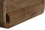 DKD Home Decor Mesita de Noche Balines Natural Teca 40 x 17 x 50 cm