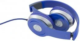 Esperanza EH145B Auriculares Diadema Circumaurales Alámbricos para Música, Color Azul, Longitud de Cable 3 m