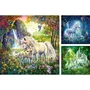 Ravensburger Puzzle RAV4005556092918 de 3 en 1 Unicornios, 3 * 49 Piezas, Total 147 Piezas