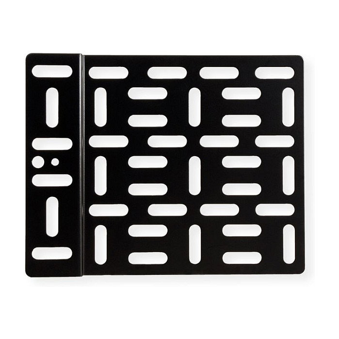 ROLINE Media-Player Halterung Soporte para Reproductor Multimedia, 202 x 160 x 9.5 mm, hasta 1 kg, Negro, Acero, 17.03.0032