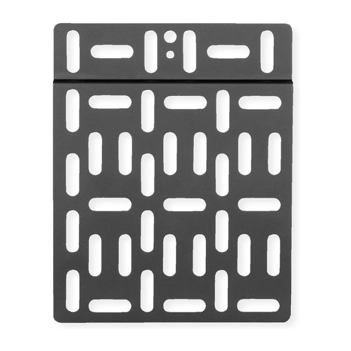 ROLINE Media-Player Halterung Soporte para Reproductor Multimedia, 202 x 160 x 9.5 mm, hasta 1 kg, Negro, Acero, 17.03.0032