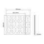 ROLINE Media-Player Halterung Soporte para Reproductor Multimedia, 202 x 160 x 9.5 mm, hasta 1 kg, Negro, Acero, 17.03.0032