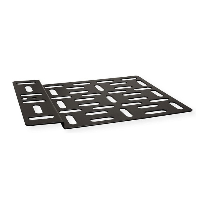 ROLINE Media-Player Halterung Soporte para Reproductor Multimedia, 202 x 160 x 9.5 mm, hasta 1 kg, Negro, Acero, 17.03.0032