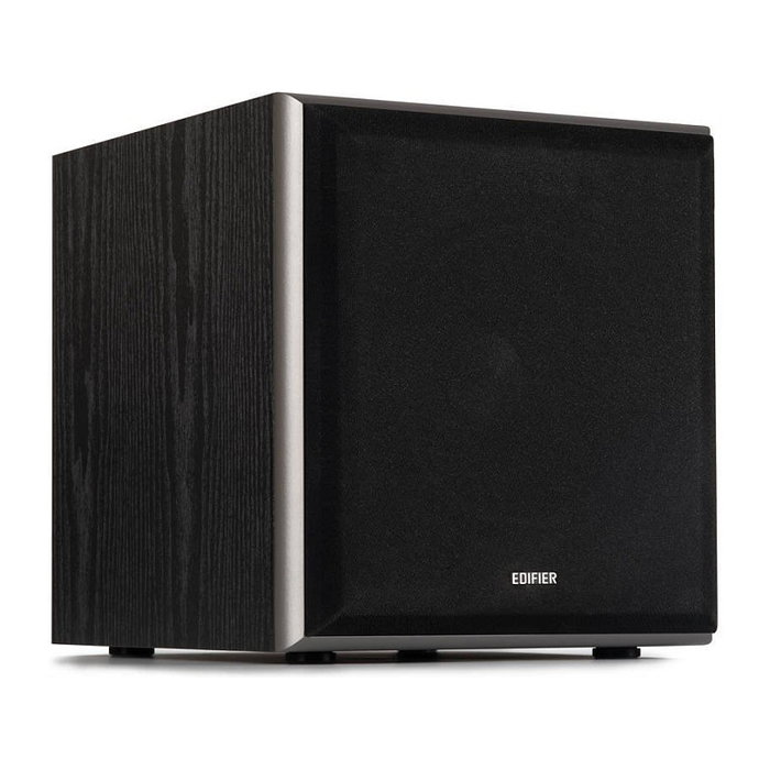 Edifier T5 Subwoofer Activo Negro, 70W RMS, Altavoz de Subgraves de 8" (20,3 cm), 38-200 Hz, 85 dB, Con Filtro Paso Bajo y Control de Fase
