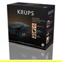 Krups FDK462 Iconic Sandwich Maker, Negro, 850W, Para 2 Sandwichs, Placas Antiadherentes, Almacenamiento de Cable y Vertical