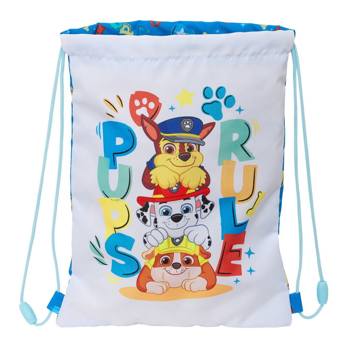Bolsa Mochila con Cuerdas The Paw Patrol Pups rule Azul 26 x 34 x 1 cm Bolsa Mochila con Cuerdas The Paw Patrol Pups rule Azul 26 x 34 x 1 cm