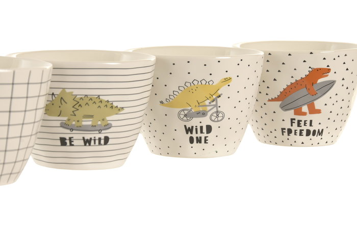 DKD Home Decor Mug Moderno 255ml Porcelana Azul Amarillo 9.5x7x13cm (12 Unidades) DKD Home Decor Mug Moderno 255ml Porcelana Azul Amarillo 9.5x7x13cm (12 Unidades)