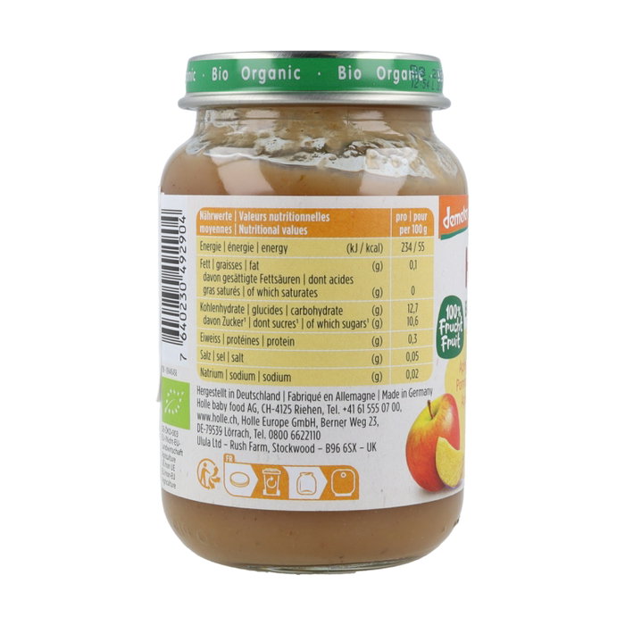 Holle Tarrito de Manzana y Ciruela Bio 190 g Holle Tarrito de Manzana y Ciruela Bio 190 g