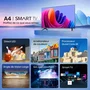 Hisense 40A4S AACPM53410 - Televisor LED 40 Pulgadas (100 cm) Full HD 1920x1080 Smart TV Vidaa, WiFi, 2x HDMI