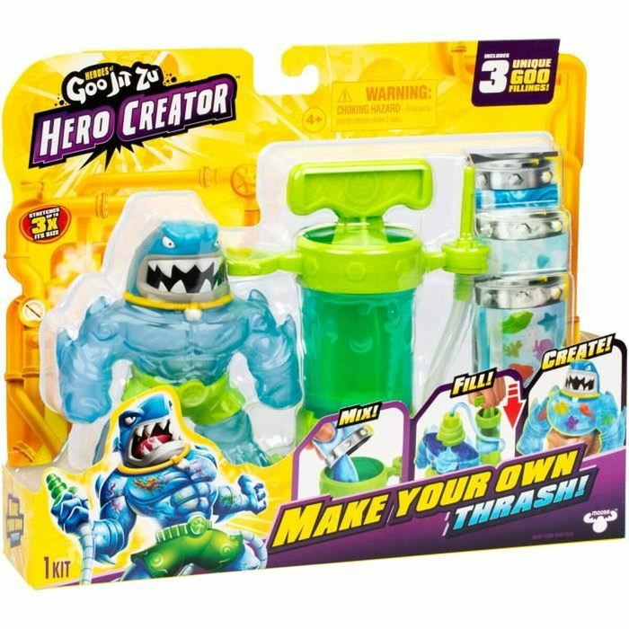 Heroes Of Goo Jit Zu Hero Creator Thrash 11cm Kit de creación de texturas personalizadas Heroes Of Goo Jit Zu Hero Creator Thrash 11cm Kit de creación de texturas personalizadas