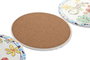 DKD Home Decor Salvamanteles de Dolomita Lagartija, Pack de 4