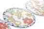 DKD Home Decor Salvamanteles de Dolomita Lagartija, Pack de 4