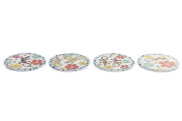 DKD Home Decor Salvamanteles de Dolomita Lagartija, Pack de 4