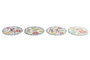 DKD Home Decor Salvamanteles de Dolomita Lagartija, Pack de 4