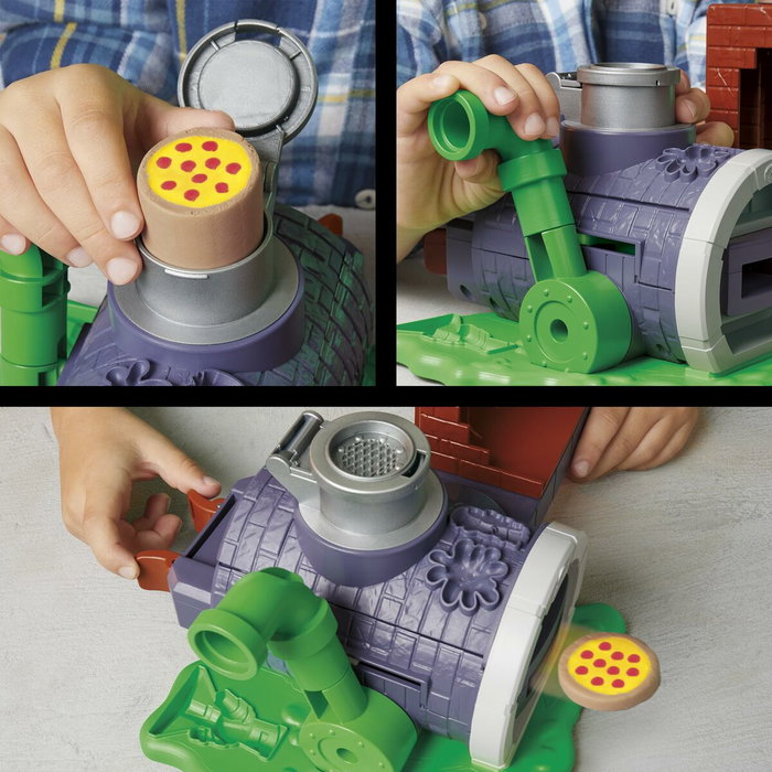 Playdoh Lanzador de pizzas de las Tortugas Ninja, set de arcilla para modelar