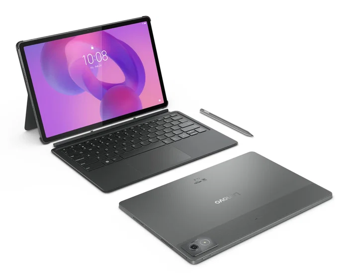 Lenovo Idea Tab Pro TB373FU Tablet 12.7" 3K 144Hz Android 14, Mediatek Dimensity 8300, 8 GB RAM, 256 GB UFS, Incluye Pen Plus y Teclado, Wi-Fi 6E, Color Gris