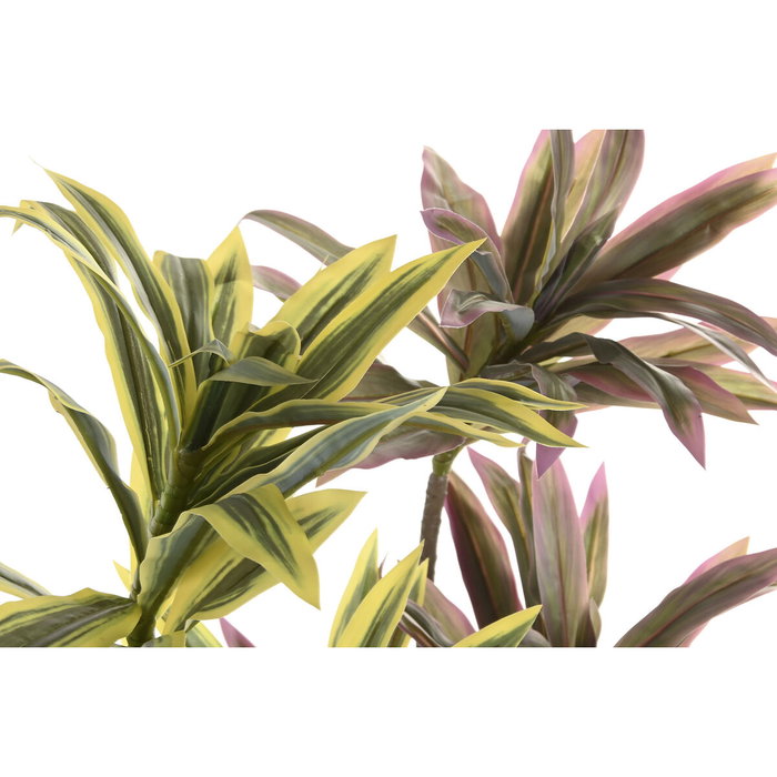DKD Home Decor Set de 2 Plantas de Fibra y PE Verde 30x30x75 cm DKD Home Decor Set de 2 Plantas de Fibra y PE Verde 30x30x75 cm