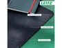 Leitz Alfombrilla de Sobremesa de Fieltro Grande, Gris, 70x36 cm, Superficie Suave y Antideslizante, Compatible con Ratones Ópticos y Láser
