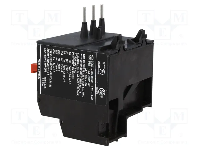 EATON ELECTRIC ZE-2.4 Relé Térmico 1,6-2,4A EATON ELECTRIC ZE-2.4 Relé Térmico 1,6-2,4A