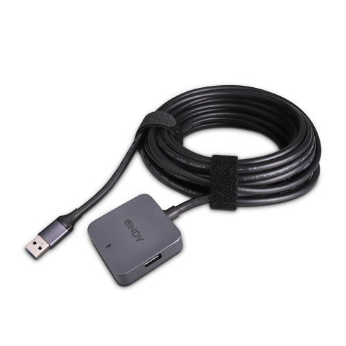 Lindy 43388 Hub USB 3.2 Gen 1 de 4 Puertos Tipo A, 5000 Mbit/s, Negro y Gris Lindy 43388 Hub USB 3.2 Gen 1 de 4 Puertos Tipo A, 5000 Mbit/s, Negro y Gris