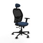 PIQUERAS Y CRESPO Silla de oficina Jorquera Azul marino/Negro con mecanismo Sincro/Traslack