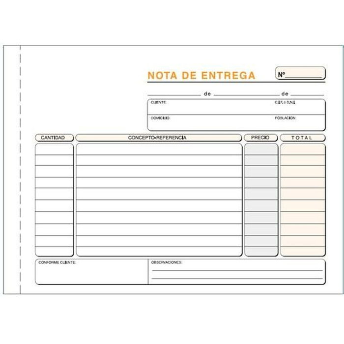 LOAN Talonario Entregas 4º Apdo Tripli (Set de 5)