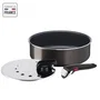 Tefal Ingenio L1509002 Conjunto de 3 habitaciones, SAUTEUSE 24 cm + cubierta + mango, sin inducción, no pisos, hecho en Francia