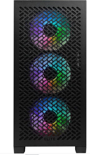 Cooler Master Caja Gaming Elite 302 Negra E302-KGNN-S00 Micro ATX Mini Torre con 3 Ventiladores ARGB y USB Tipo C