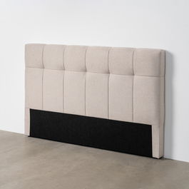 Cabecero Beige Tejido Dormitorio 160 X 12 X 100 cm