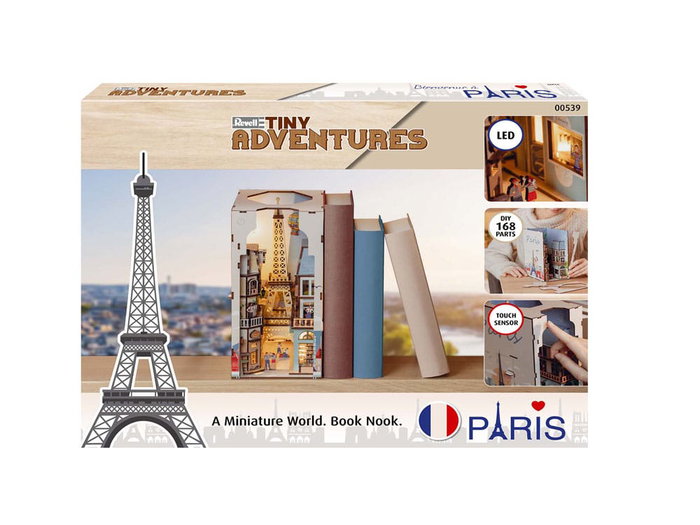 Revell Paris Maqueta Book Nook Tiny Adventures 23 cm Revell Paris Maqueta Book Nook Tiny Adventures 23 cm