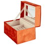 Home Deco Factory Joyero Terciopelo Mirage 14x10x8,5 cm Colores Surtidos