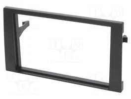 ACV Bastidor de montaje de radio 2 DIN para Audi y Seat, negro