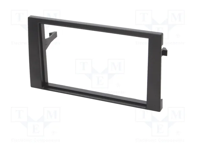 ACV Bastidor de montaje de radio 2 DIN para Audi y Seat, negro