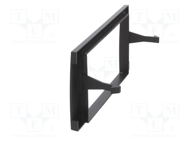 ACV Bastidor de montaje de radio 2 DIN para Audi y Seat, negro