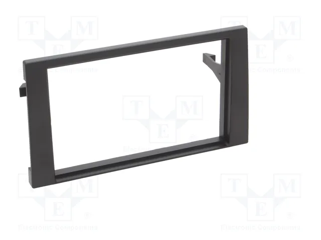 ACV Bastidor de montaje de radio 2 DIN para Audi y Seat, negro