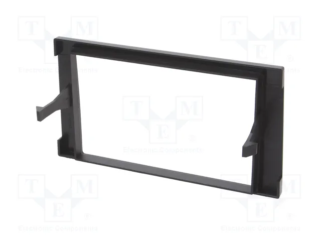 ACV Bastidor de montaje de radio 2 DIN para Audi y Seat, negro
