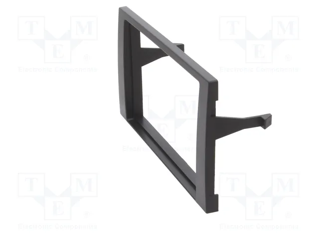 ACV Bastidor de montaje de radio 2 DIN para Audi y Seat, negro