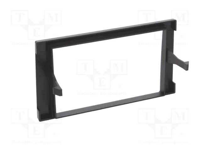 ACV Bastidor de montaje de radio 2 DIN para Audi y Seat, negro