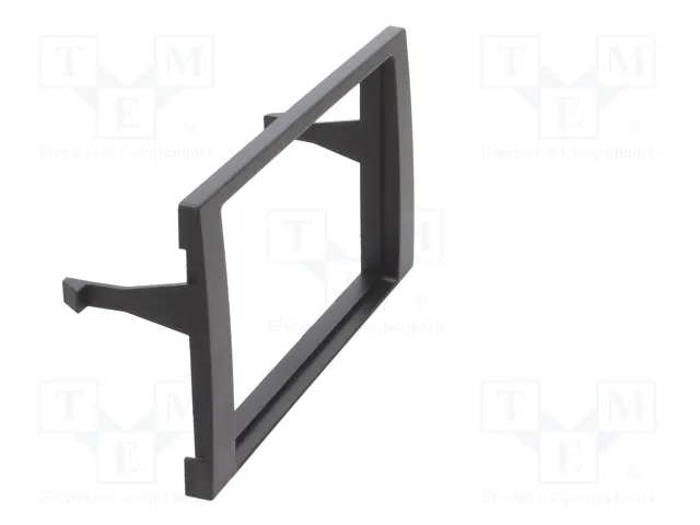 ACV Bastidor de montaje de radio 2 DIN para Audi y Seat, negro
