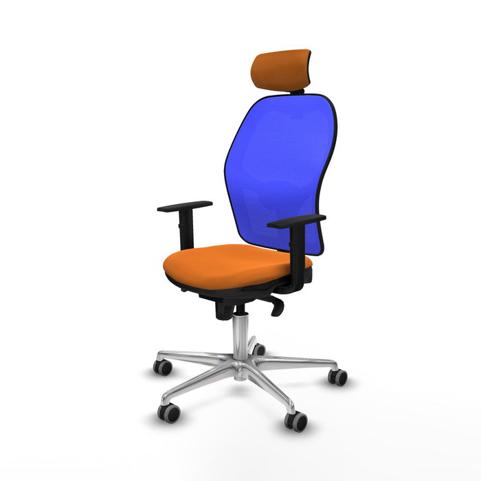 PIQUERAS Y CRESPO Silla de oficina Jorquera Naranja y Azul PIQUERAS Y CRESPO Silla de oficina Jorquera Naranja y Azul