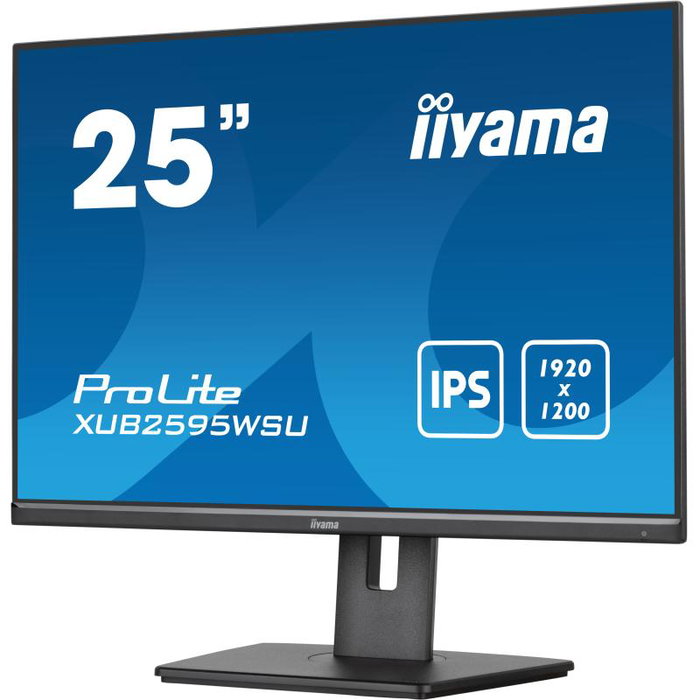 Iiyama ProLite XUB2595WSU-B5 Monitor IPS 1920x1200 25 Pulgadas Iiyama ProLite XUB2595WSU-B5 Monitor IPS 1920x1200 25 Pulgadas