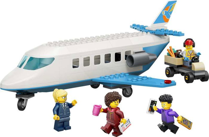 Lego City Juego de Construcción Avión de Pasajeros 60104, 164 Piezas, para Niños de 6+ Años Lego City Juego de Construcción Avión de Pasajeros 60104, 164 Piezas, para Niños de 6+ Años