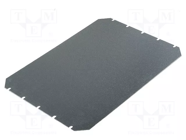 FIBOX Placa de ensamblaje de acero zinc 400x300mm FIBOX Placa de ensamblaje de acero zinc 400x300mm