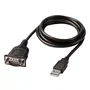 LINDY 43413 Conversor USB tipo A a RS-232, 1,5 m, Gris