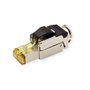 ROLINE Conector RJ-45 Cat.6A STP 21.17.0323 Negro Metálico